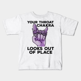 Yoga Chakra Brass Knuckles Funny Meditation Zen Statement Kids T-Shirt